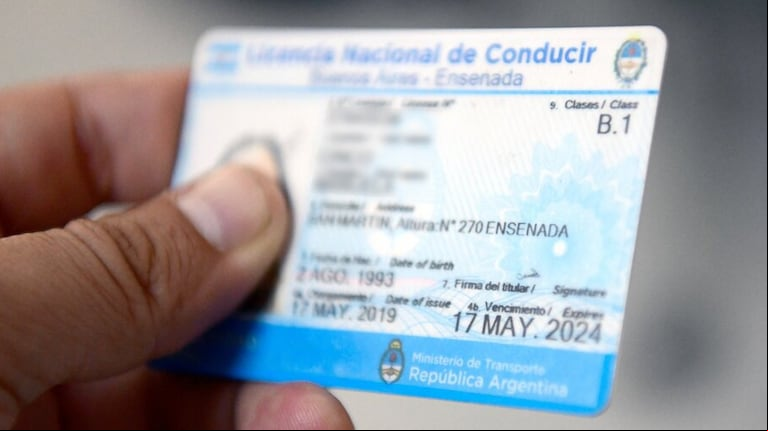 Licencia de conducir: las infracciones que te pueden hacer perder el carnet (Foto: Ministerio de Transporte PBA).