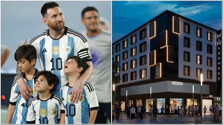 Lionel Messi abrió las puertas de su nuevo hotel en un exclusivo barrio del Principado de Andorra (Foto: MiM Andorra - Reuters).