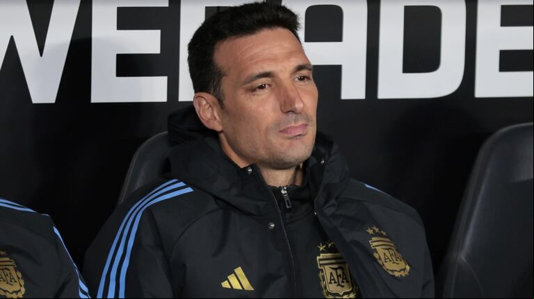 Lionel Scaloni, DT de la Selección argentina (Foto: EFE).