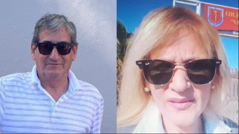Lorenzo Castro, de 67 años, y Gabriela Alcaraz, de 55. (Foto: gentileza Gabriela Castro).
