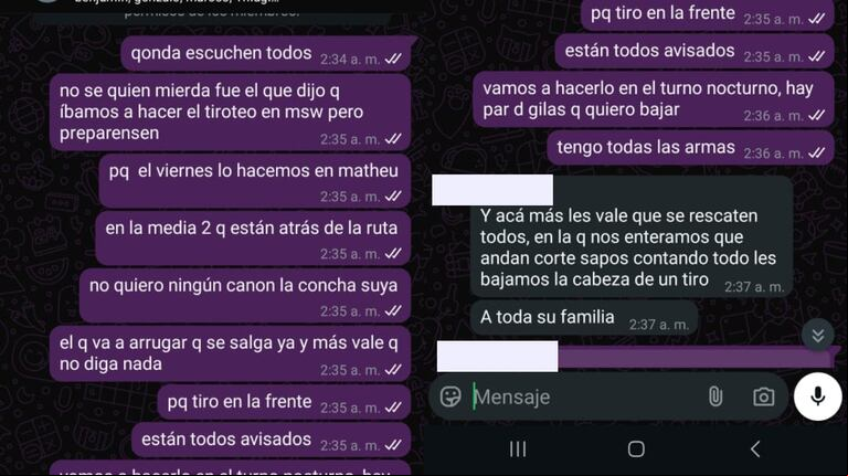 Los adolescentes planificaron el crimen en la madrugada. (Foto: captura de pantalla)