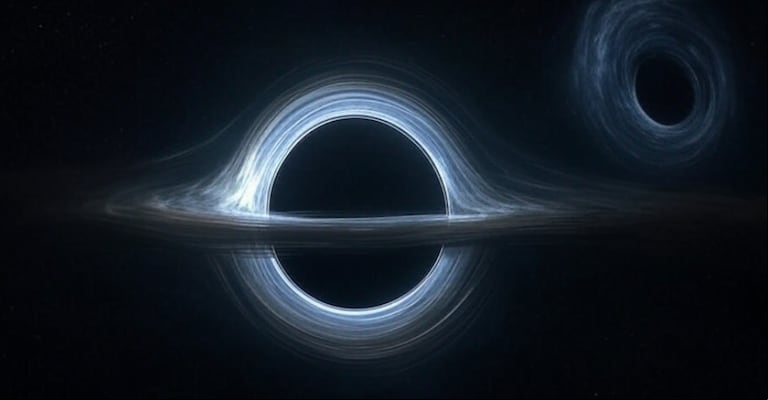 Los agujeros de gusano son estructuras hipotéticas en la física teórica, también conocidas como puentes de Einstein-Rosen. (Imagen: Grok)