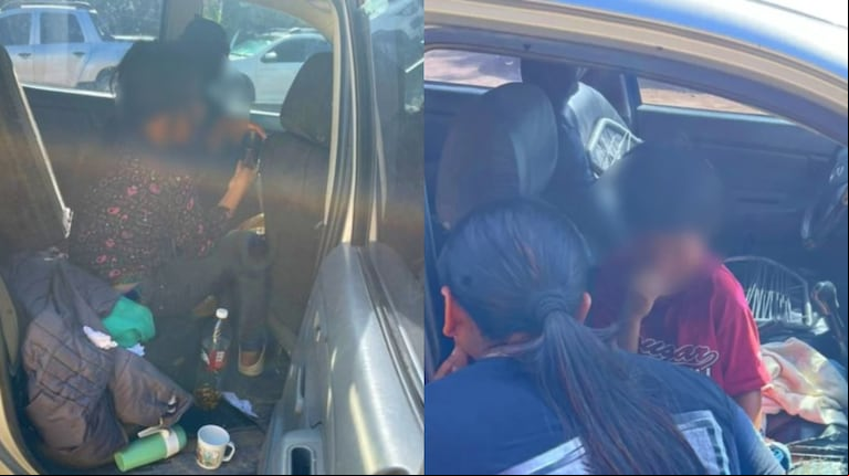 Los chicos tuvieron que ser rescatados por la Gendarmería. (Foto: gentileza El Tribuno)