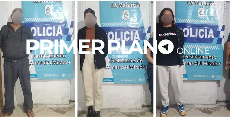 Los detenidos tienen 74. 26 y 25 años. (Foto: gentileza Primer Plano).