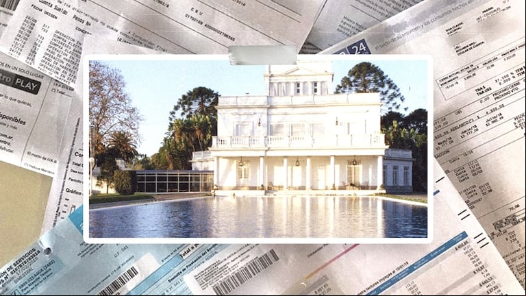 Los gastos de la Quinta de Olivos, por día: $2 millones en ABL, $660 mil en limpieza y $33 mil de gas. Foto: TN - Diseño: Sebastián Neduchal.
