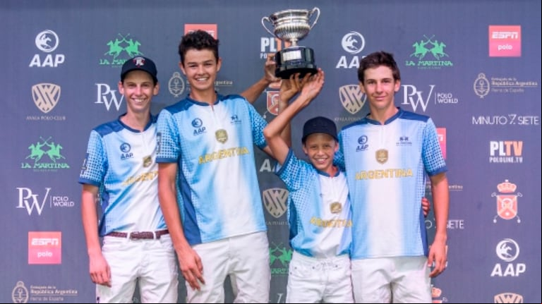 Los hermanos Laulhé representaron a la Selección argentina de polo. (Foto: Asociación Argentina de Polo)