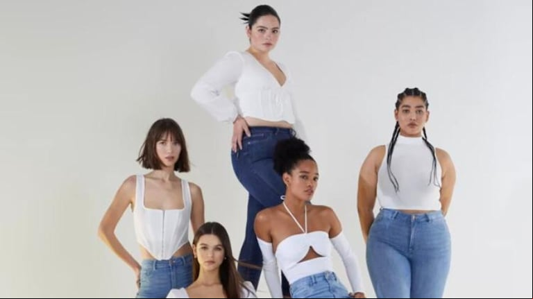 Los jeans talle único de Stradivarius generaron polémica en Twitter. (Foto: Instagram/@stradivarius).