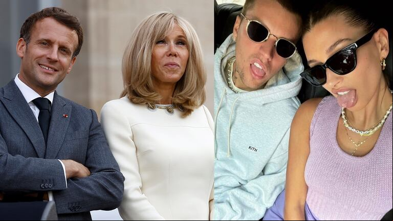 Los Macron y los Bieber protagonizaron un encuentro fashionista.