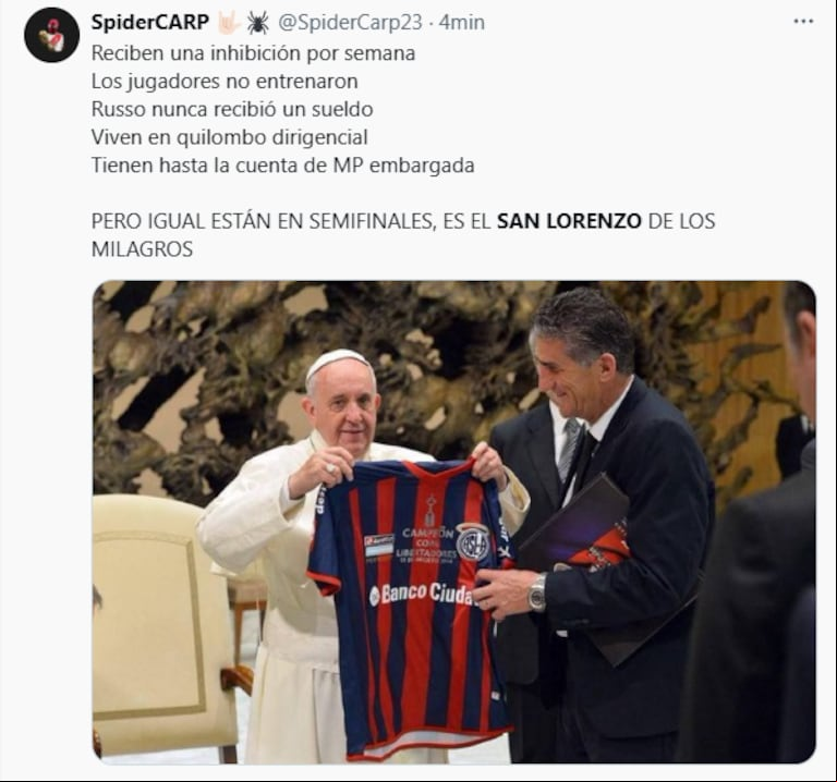 Los mejores memes de la victoria de San Lorenzo ante Argentinos Juniors por penales (Foto: X).