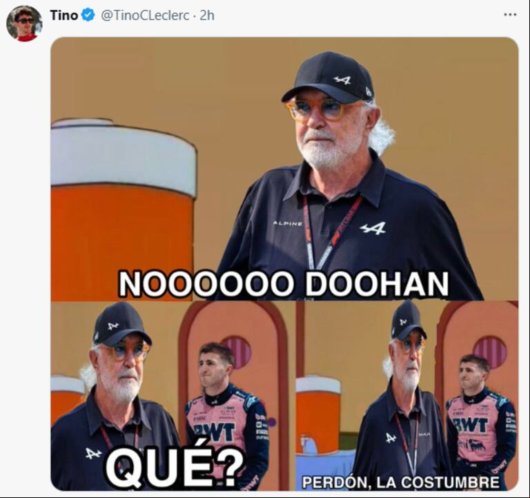 Los mejores memes del GP de Arabia Saudita de la Fórmula 1 (Foto: X).