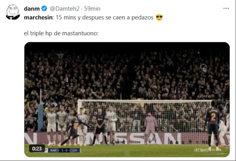 Los mejores memes del Superclásico entre River y Boca (Foto: X)