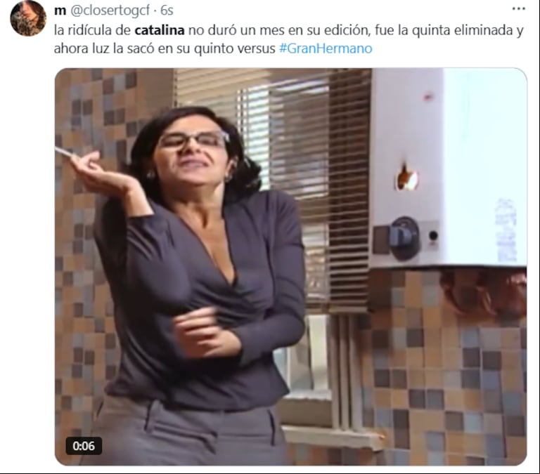 Los memes tras la salida de Cata de "Gran Hermano"