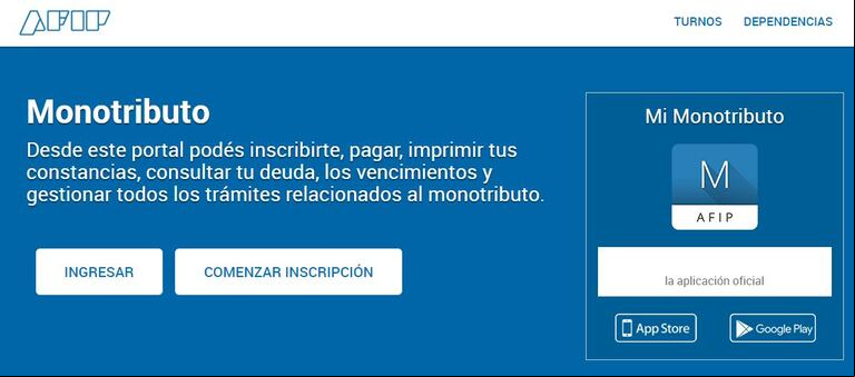 Los monotributistas deberán liquidar su cuota de agosto el lunes 22, ya con la actualización y recategorización semestral vigente (Foto: Afip)