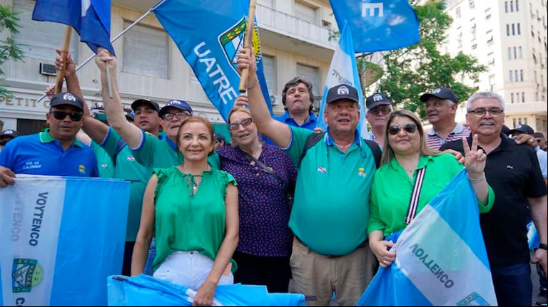 Los sindicalistas afirman que desde el Gobierno hay una persecución política a los gremios. (Foto: UATRE)