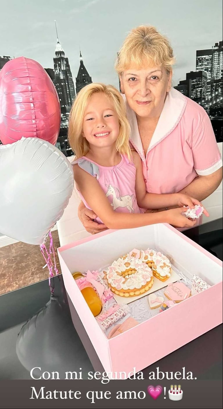 Luciana Salazar expuso el hermoso vínculo que hay entre Matilda y su mucama. (Foto: instagram/salazarluli)