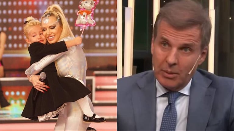 Luciana Salazar habló de la reacción de Matilda al ver una foto de Martín Redrado (Foto: instagam/salazarluli - captura de TN)