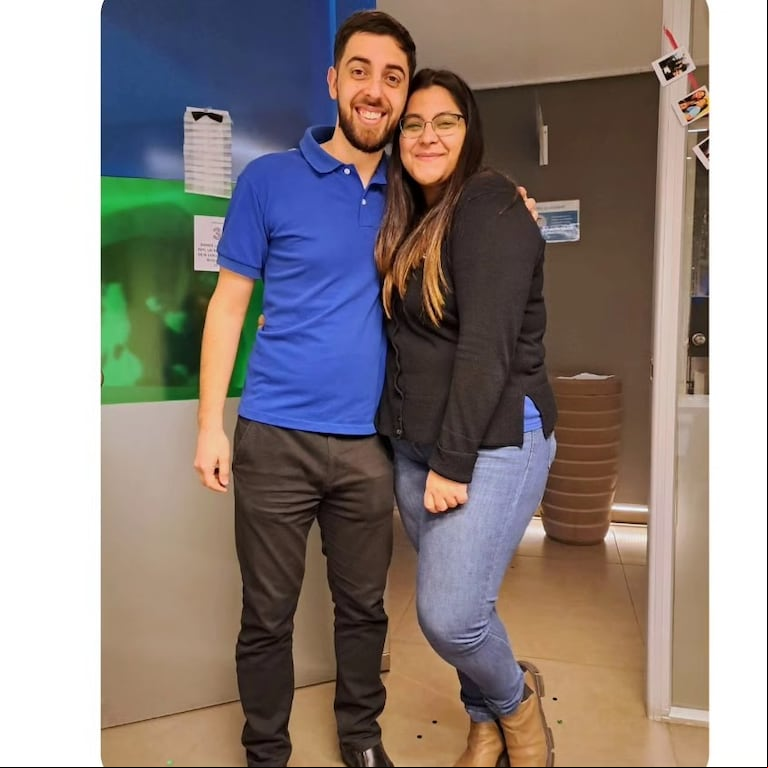 Ludmila y Cristian lograron compatibilizar amor y trabajo (Fotos gentileza Ludmila Salman y Cristian Cociuffo)