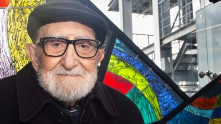 Luis Felipe Noé compartió el entusiasmo por sus proyectos hasta sus últimos días. (Foto: Instagram / fundacionnoe)