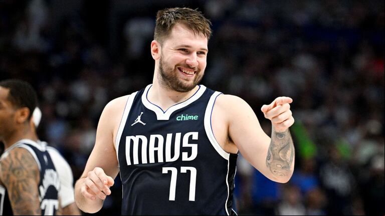 Luka Doncic, durante un juego con su anterior equipo. (Foto: Reuters/Jerome Miron-USA TODAY Sports).