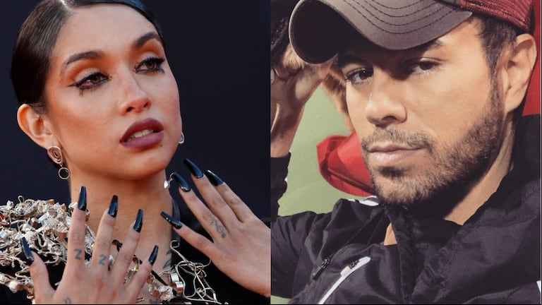 María Becerra y Enrique Iglesias anunciaron la salida del video de “Así es la vida”  (Fotos: AFP/Instagram).