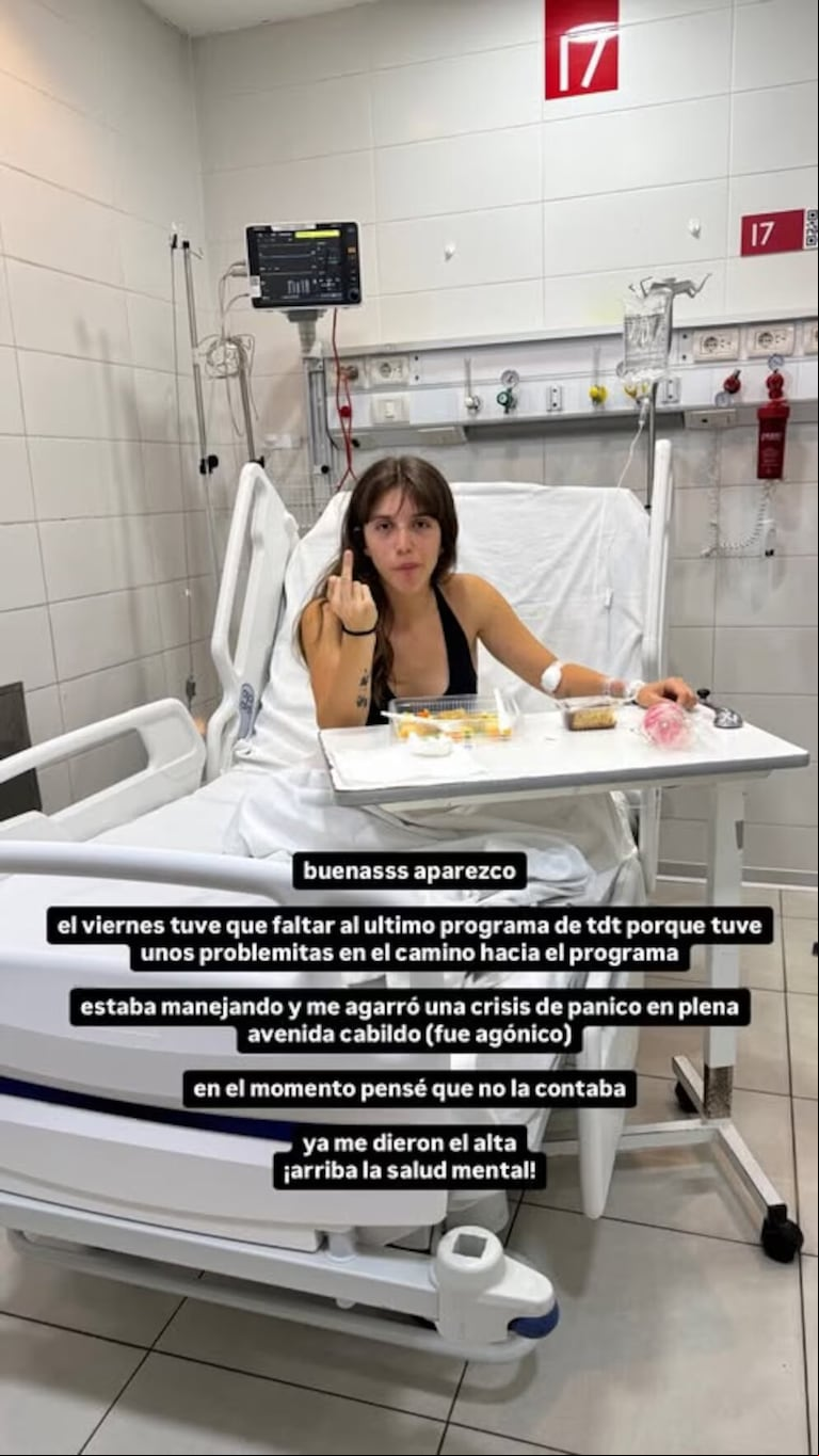 Marti Benza salió a aclarar el motivo de su ausencia en "Tarde de tertulia" (Foto: Instagram / martibenza)