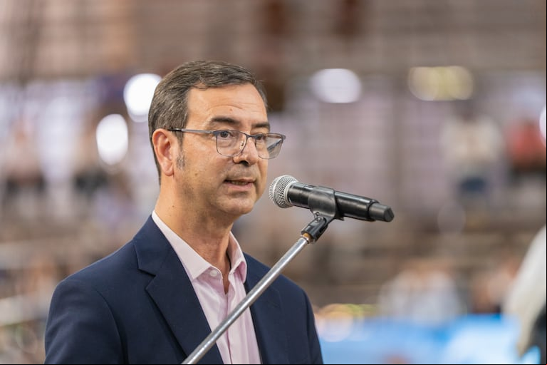Martin Jetter, intendente de la localidad de Riachuelo. (Foto: Expoagro).