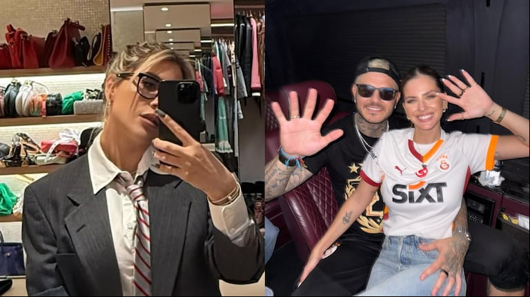 Mauro Icardi sugirió a Wanda Nara mudarse a Turquía. (Fotos: Instagram / @wanda_nara y @sangrejaponesa).