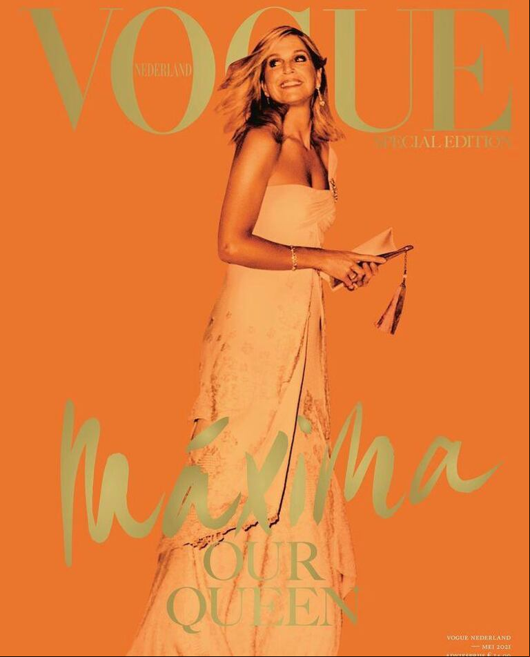 Máxima deslumbra en la tapa de Vogue.