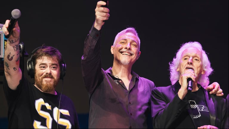 Migue Granados, Pedro Aznar y Nito Mestre en el "Charly Day". (Foto: gggonzalolopez)