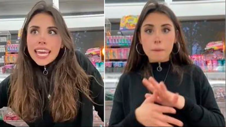 Millones de personas la han escuchado relatar ya como aprendió en una semana palabras clave de lenguaje de signos para comunicarse con un cliente sordo. (Tiktok viral.SANTOBELEN_ /TIKTOK)