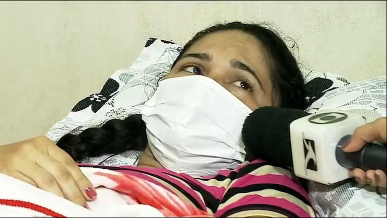 Mirian Lira recibió el alta a tiempo para poder participar del funeral de su hija. (Foto: gentileza g1).