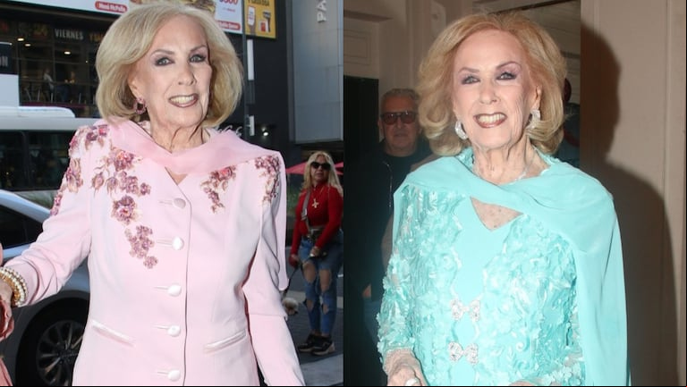 Mirtha Legrand desplegó estilo en sus salidas al teatro. (Foto: Movilpress)