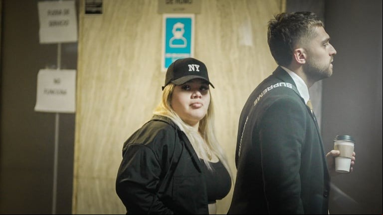 Morena Rial apareció en medio del juicio por la muerte de Diego Maradona (Foto: TN / Nicolás González)