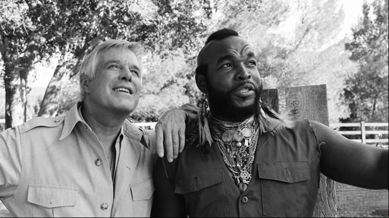 Mr. T y George Peppard, protagonistas de Brigada A en los 80, tuvieron una pésima relación durante la grabación del programa por los celos profesionales. (Foto: NBC)