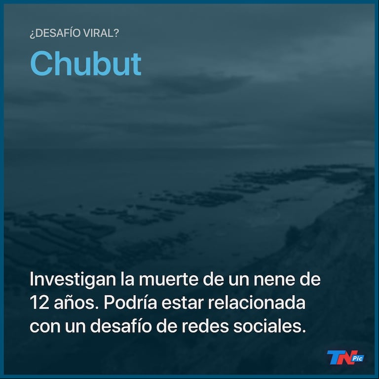 Murió un nene de 12 años en Chubut: investigan si se relaciona con un desafío de redes sociales