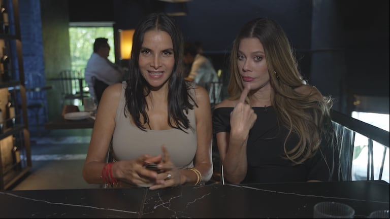 Natalia Ramírez y Lorna Cepeda, juntas en Buenos Aires. (Foto: TN)