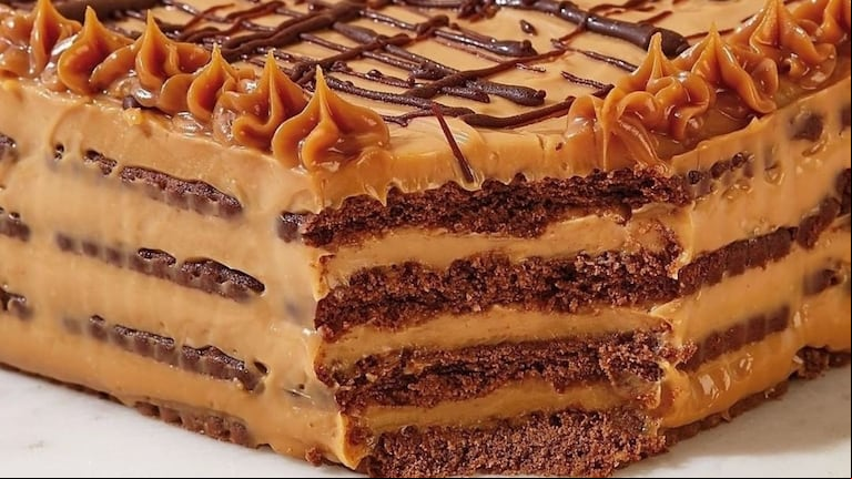 Ni chocolate ni dulce de leche: receta de chocotorta con café y un toque cítrico (Foto: Instagram @valuramallo)