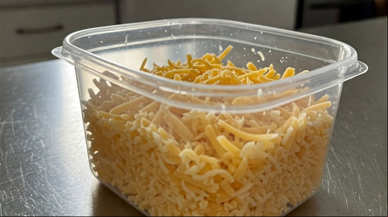 Ni en tupper ni en el envase: cómo hay que guardar el queso rallado para que dure más tiempo. (Imagen ilustrativa IA- Gemini)