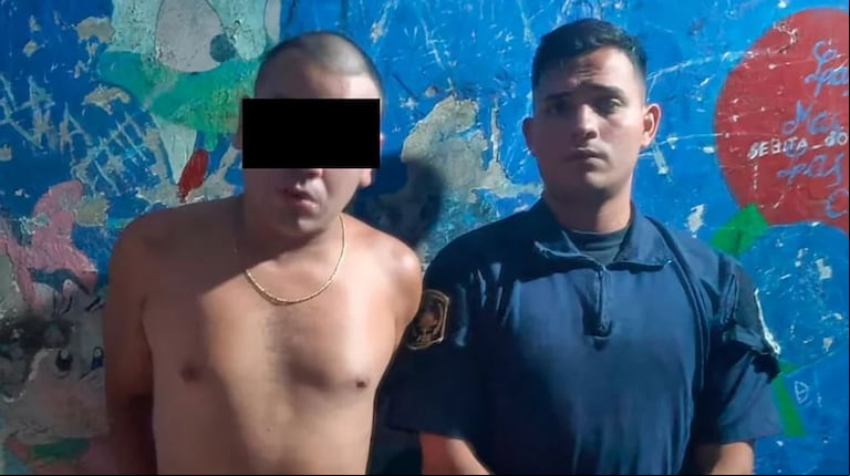 Nicolás Vera fue arrestado durante un control policial en Lomas de Zamora (Foto: Policía Bonaerense).