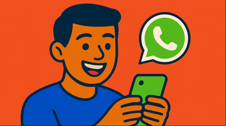 Novedad en WhatsApp: la app ofrecerá nuevas vías para reaccionar a los mensajes. (Foto: Creada con ChatGPT)