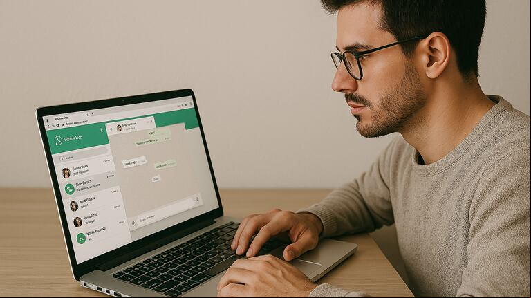 Novedad en WhatsApp Web: Meta prueba los nombres de . (Foto: Creada con Microsoft Copilot)