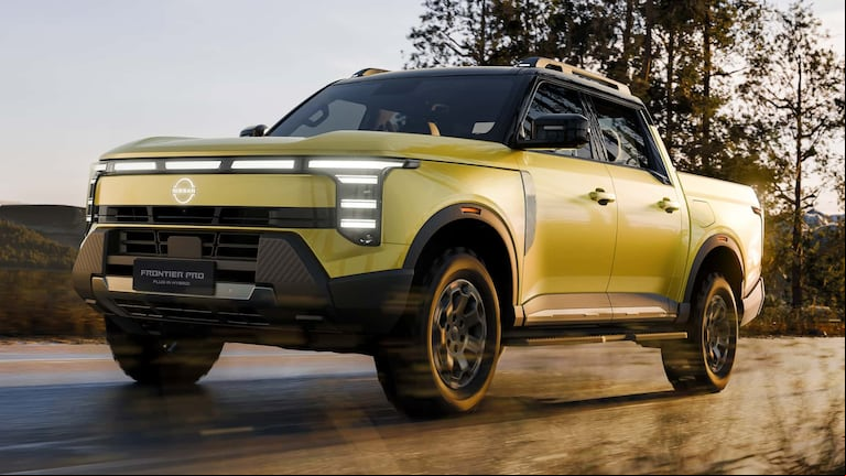 Nueva generación de Frontier. Foto: Nissan.