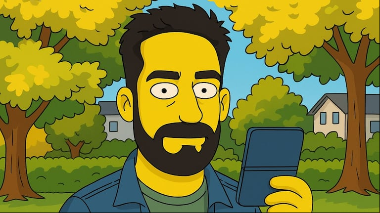 OpenAI tiene un nuevo generador de imágenes y puede crear dibujos con “estilo Simpson”. (Foto: Creada con ChatGPT)