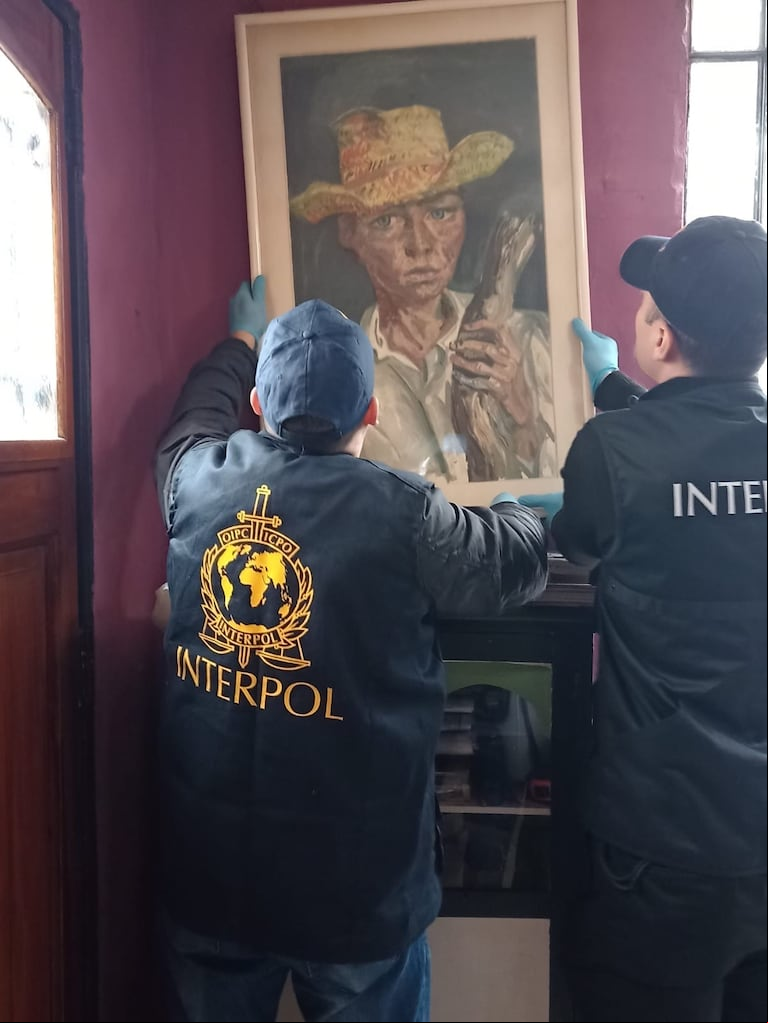 Operativos de Interpol vinculados a obras de arte robadas.