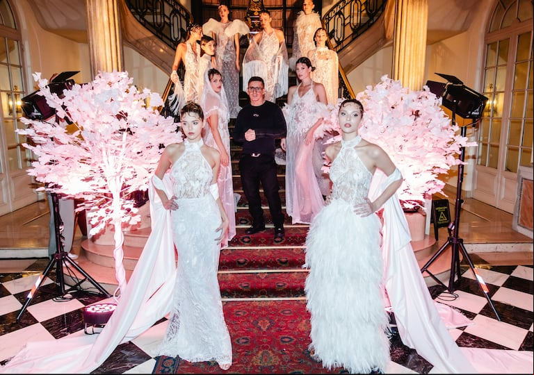 Pablo Almenar en el día uno de Bridal Runway Latam. (Foto: Cande Allende / Due Fashion Agency)