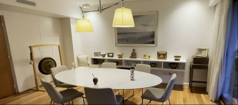 Parte de la casa de Néstor Grindetti. (Foto: captura eltrece)