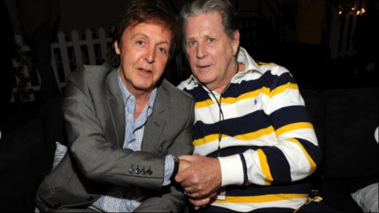 Paul McCartney y Brian Wilson, iración entre dos grandes artistas (Foto: Instagram de Paul McCartney).