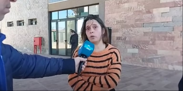 "Pensé que era un regalo de Dios", dijo la mujer. (Foto: captura FM Latina)