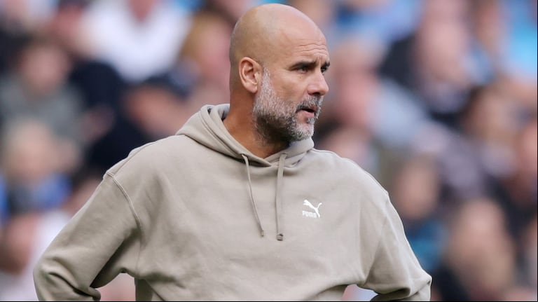 Pep Guardiola se enojó por el calendario apretado del Manchester City. (Foto: EFE)