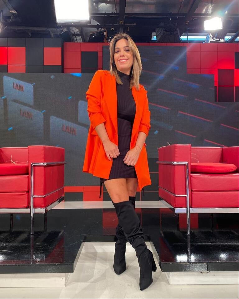 Pía Shaw en el estudio de LAM (Imagen Instagram Pía Shaw).